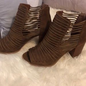 JustFab Caged Heels